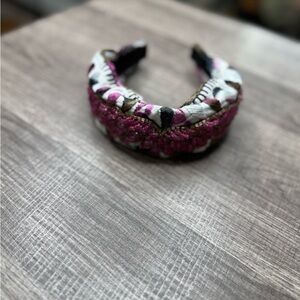 Stylish Pink and White Headband